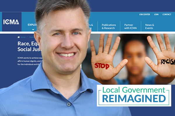 Michael Kovacs with ICMA website background