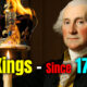 George Washington sets crown on fire.