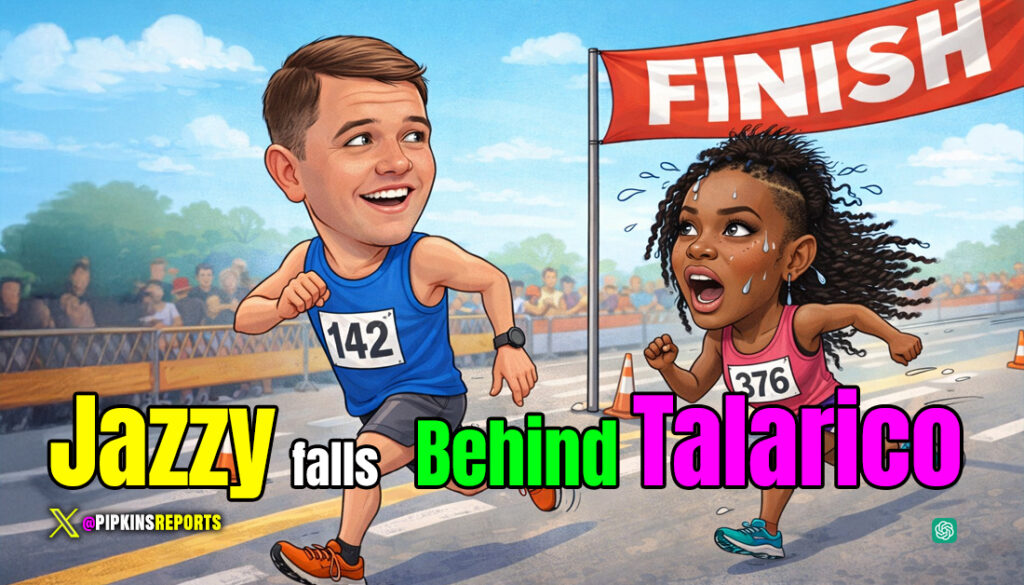 Jazzy behind Talarico