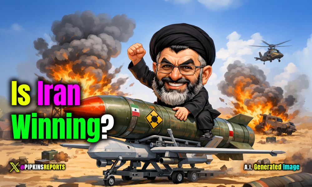 Mojtaba Khamenei riding Missile on Drone