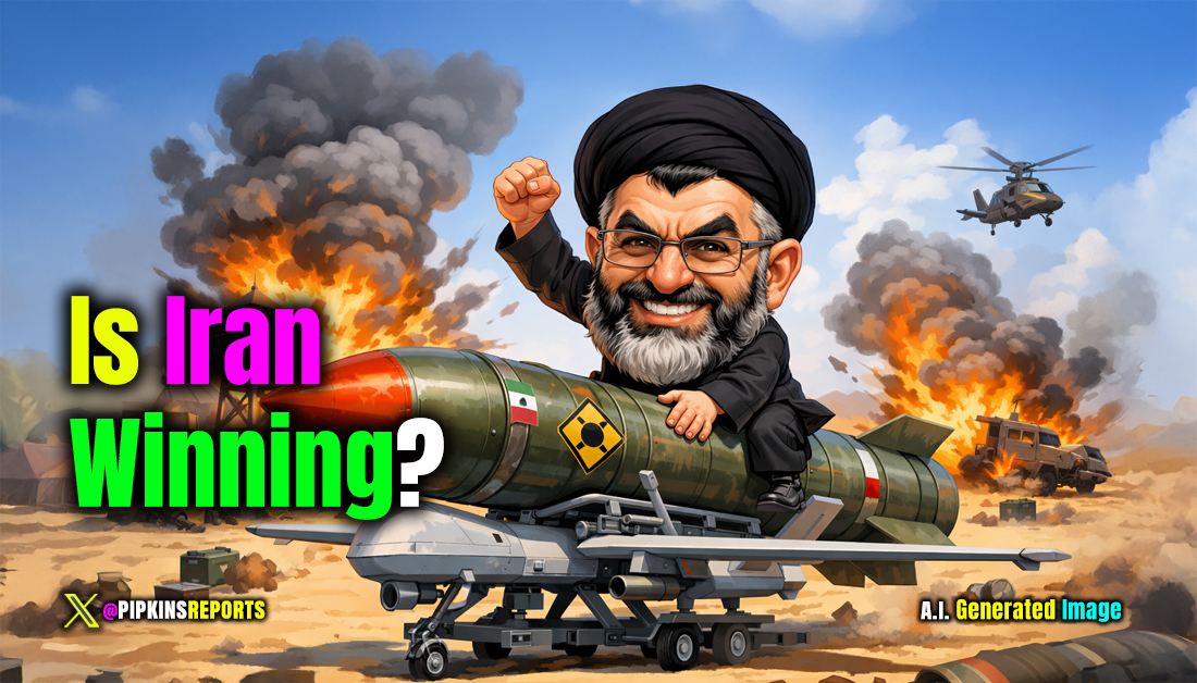 Mojtaba Khamenei riding Missile on Drone