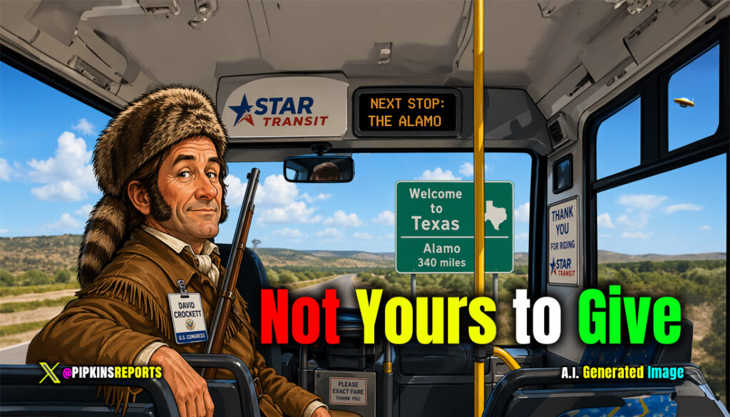 David Crockett Not Yours to Give