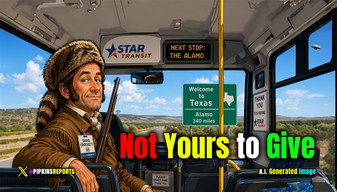 David Crockett Not Yours to Give