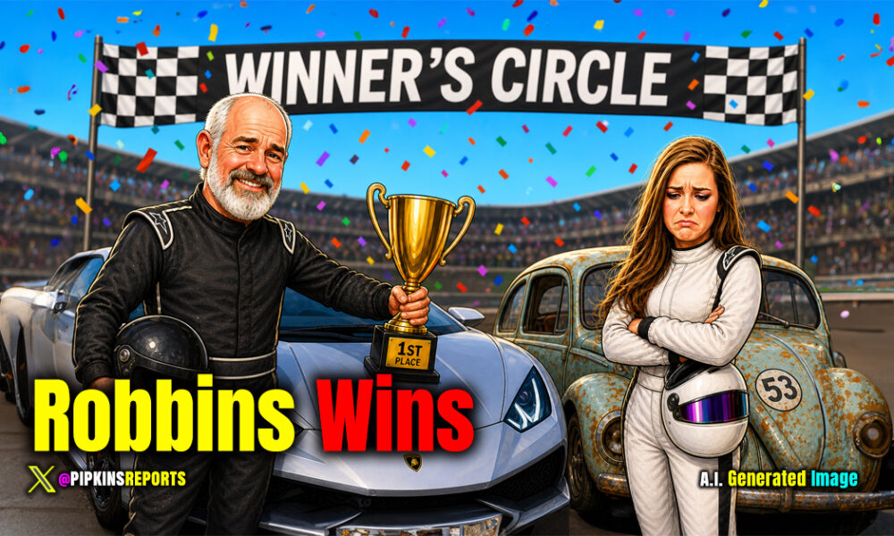 Robbins wins race against McCarthy