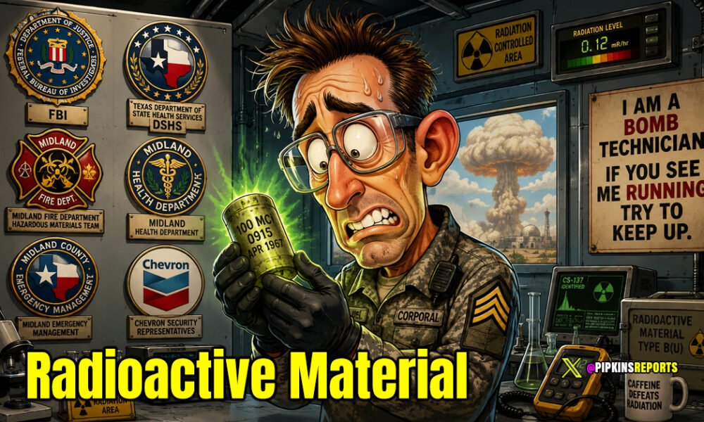 Radioactive material found