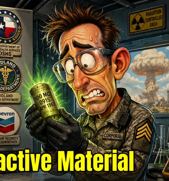 Radioactive material found
