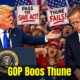 GOP boos Thune despite Trumps support